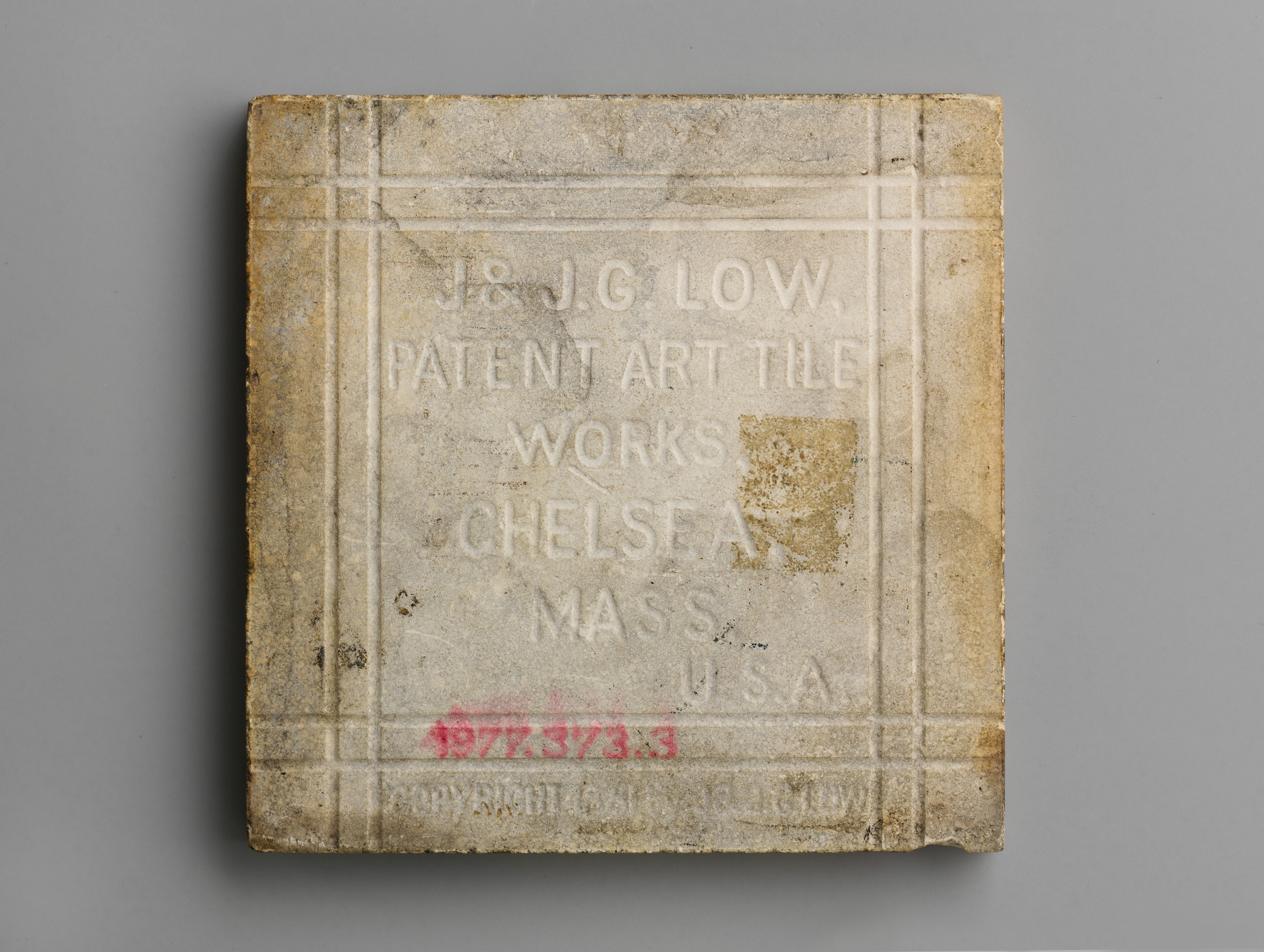 Photograph of museum specimen 1977.373.3; not an authentication of other objects.