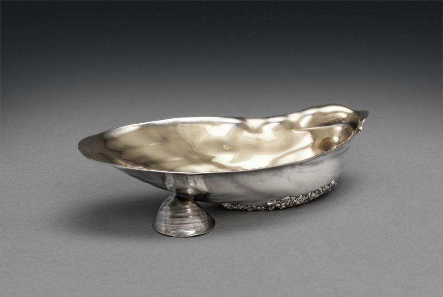 Seashell Salt with Shell and Crab Spoon, 1884 (Cleveland Museum of Art 2000.14.a)