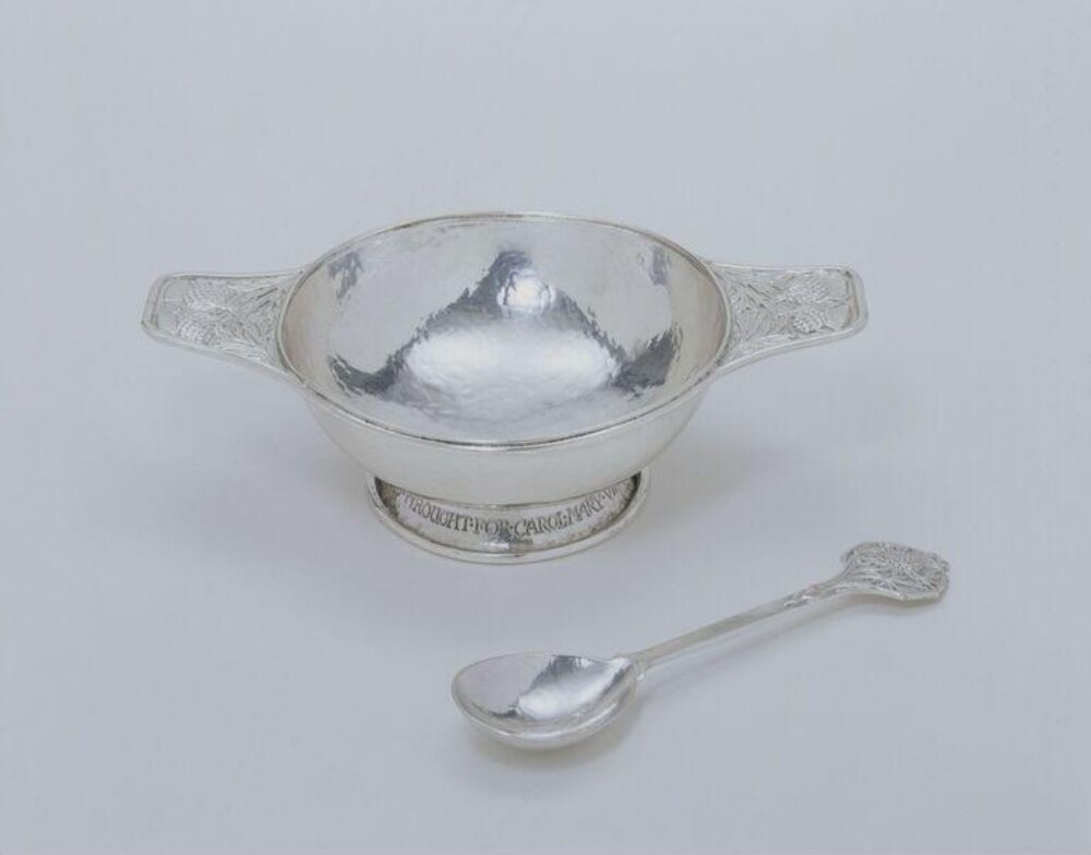 Christening spoon, Ramsden, Omar, 1911-1912