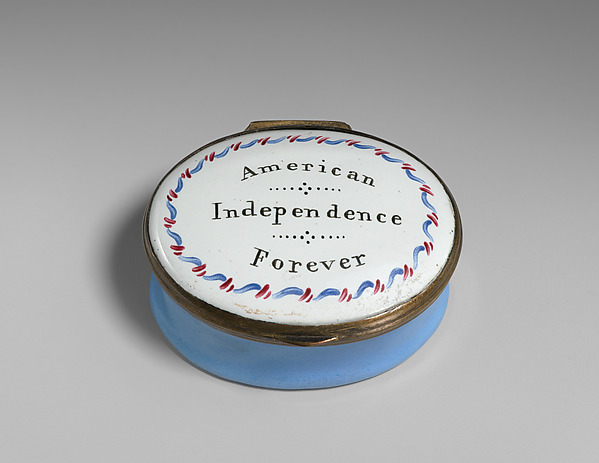 Patch Box "American Independence Forever", ca. 1790