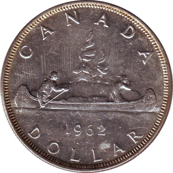 Canadian silver dollar