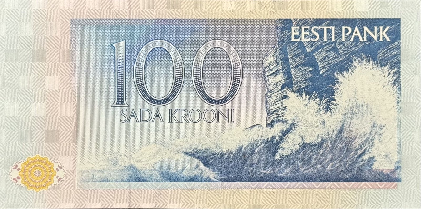 Reverse of 100 Krooni (1991–1992), Pick 74