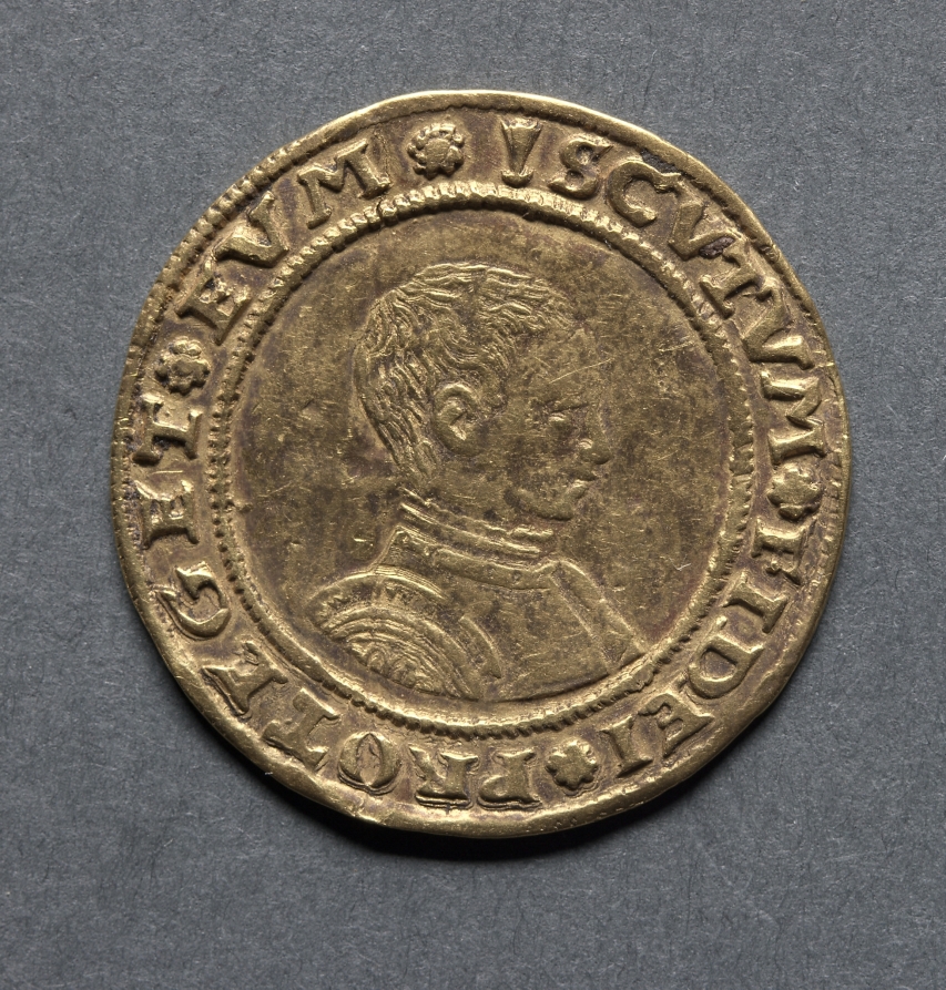 Half Sovereign: Edward VI (obverse), 1549–1550 (Cleveland Museum of Art 1969.175.a)