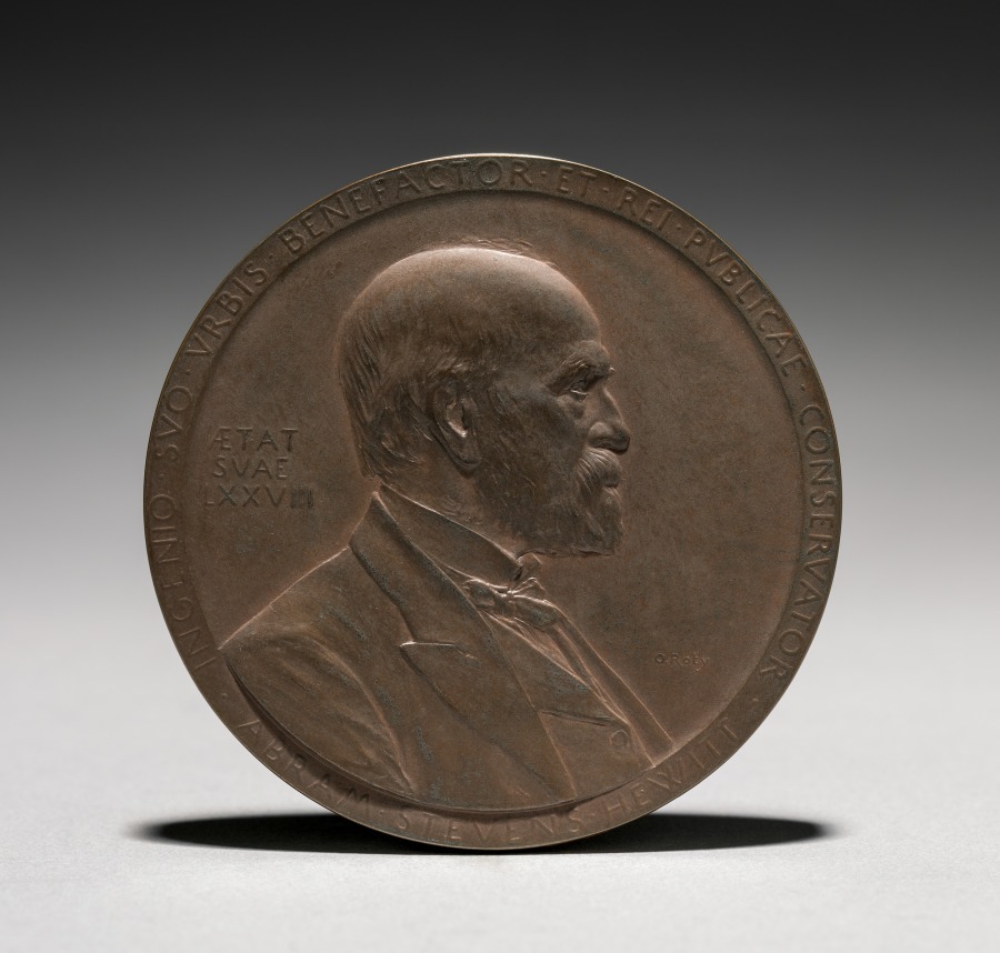 Medal: Abram Stevens Hewitt (obverse), 1875–1925 (Cleveland Museum of Art 1935.239.a)