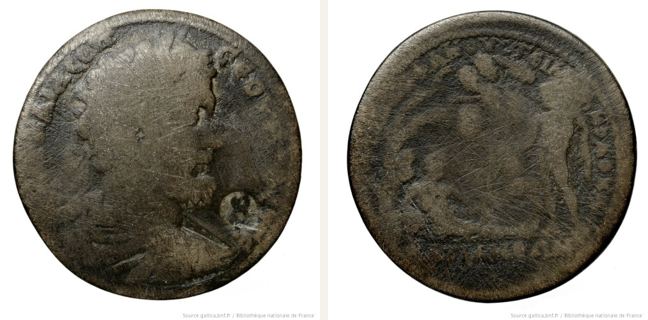Hadrianeia, Septimius Severus, bronze coin — River-god and Hermes (CN type 19795)