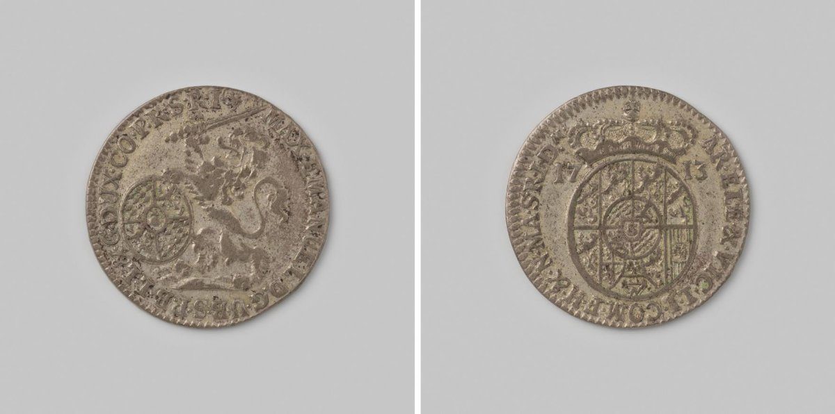 1/4 Gulden from the Duchy of Bavaria of Elector Maximilian Emanuel, 1713