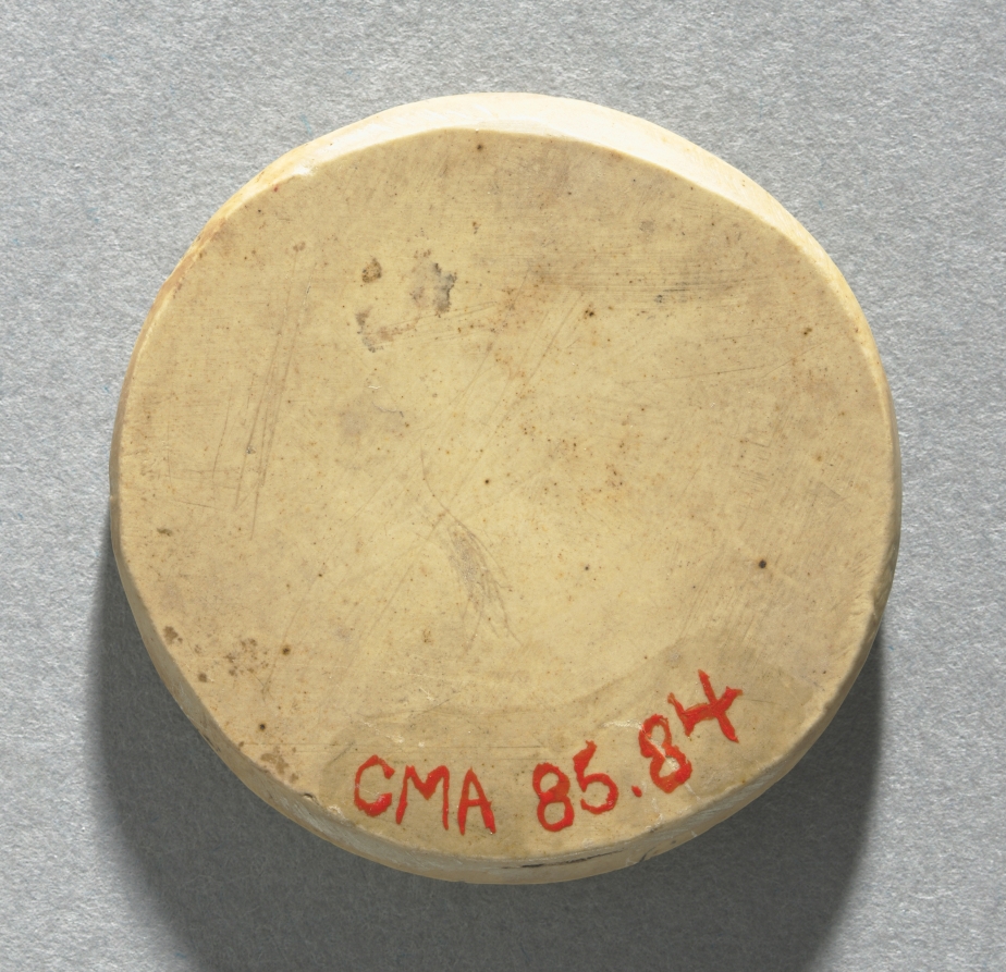 Additional museum view 2 of Model for a Medal of Adrien de la Deuse at Age 23 (accession 1985.84).