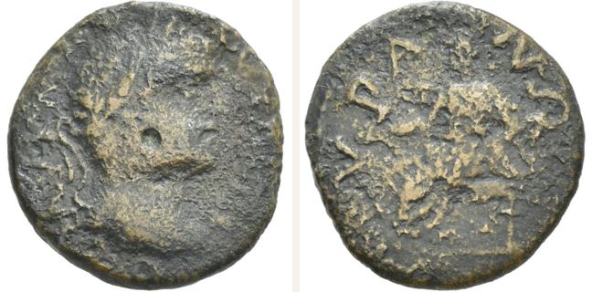 Tyras, Caracalla, bronze coin — Cybele enthroned left (CN type 23898)