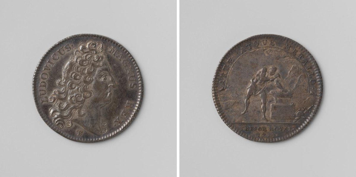 Beginning of Peace Negotiations, jeton struck by order of the Royal Treasury, in honour of Louis XIV, King of France