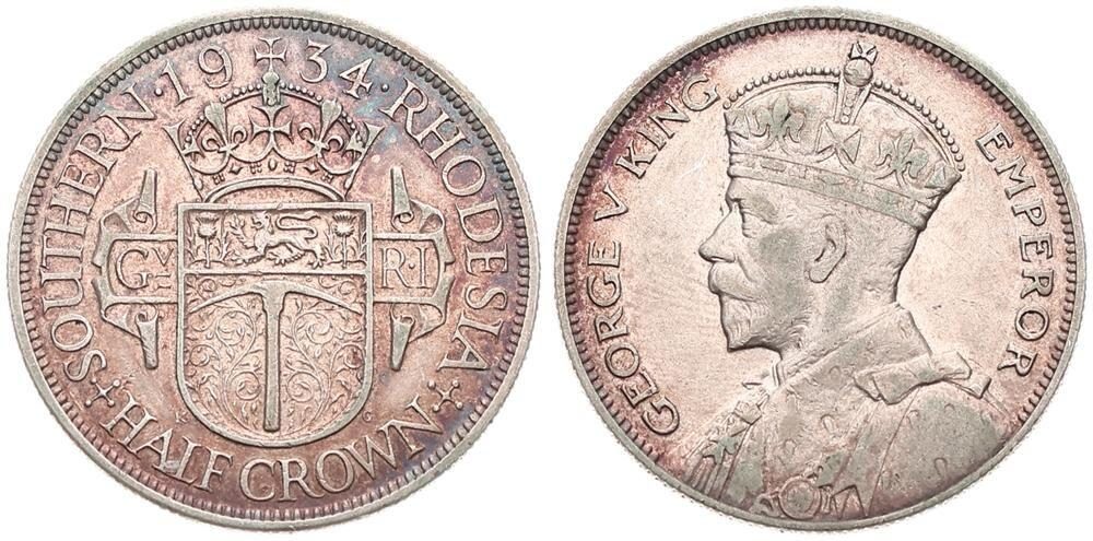 Southern Rhodesia Half Crown