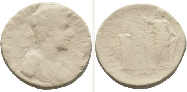 Adramyttion, Commodus, bronze coin — Demeter standing left (CN type 3074)