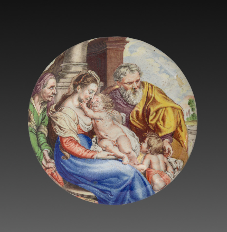 Additional museum view 2 of Watchcase (Boîtier de montre) (accession 1916.348).