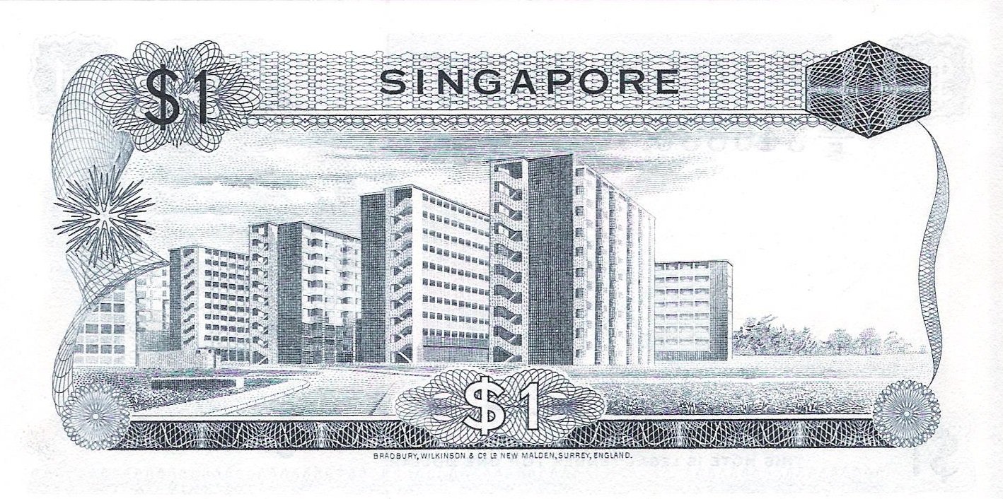 Reverse of 1 Dollar (1967–1972), Pick 1