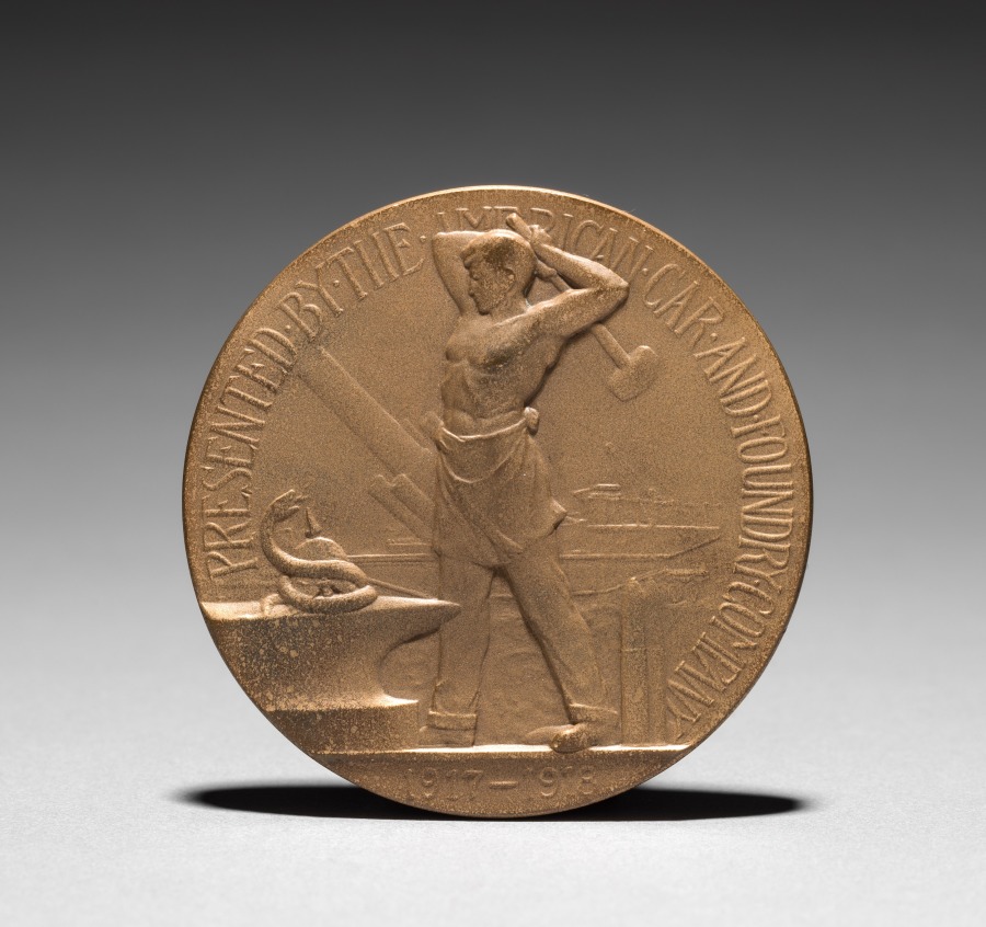 Additional museum view 2 of Honor Medal (accession 1920.245).