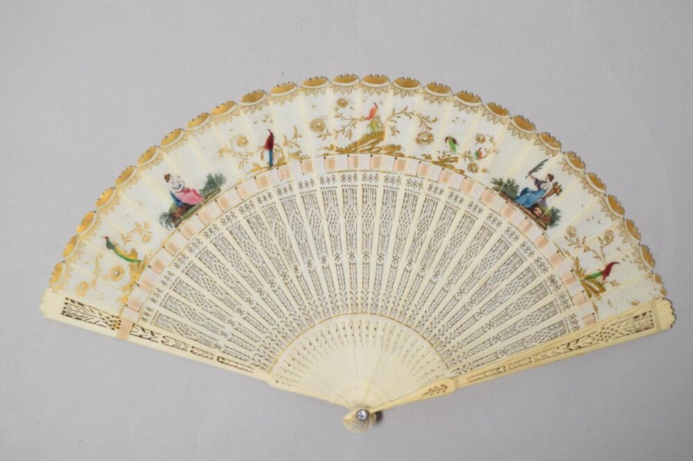 Brisé fan, Great Britain, ca. 1800-1825