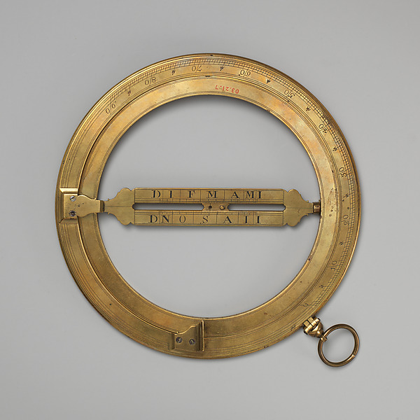Additional museum view 3 of Universal ring sundial (accession 03.21.7).