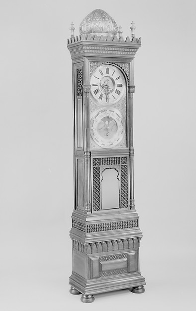 Additional museum view 2 of Tall Clock (accession 06.1206).
