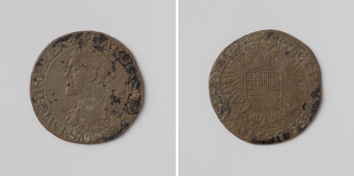 Charles V, Holy Roman Emperor, jeton of the Council of Finance