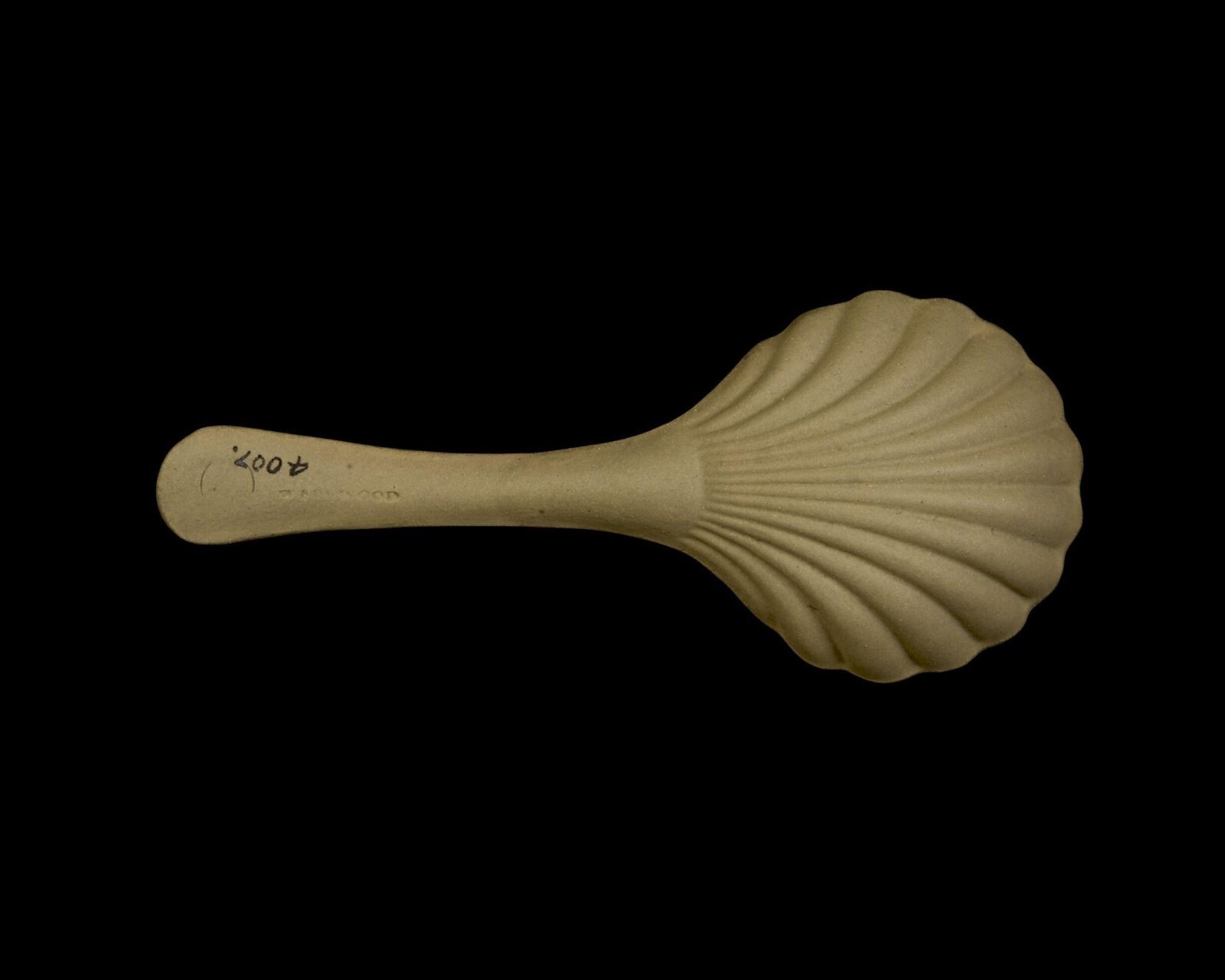 Spoon, jasperware, Josiah Wedgwood and Sons, Etruria, 1785 — museum object WE.7809-2014