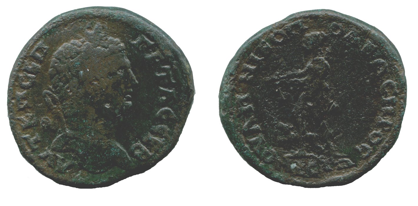 Nikopolis ad Mestum, Geta, 5 unit — Artemis advancing left (CN type 11864)