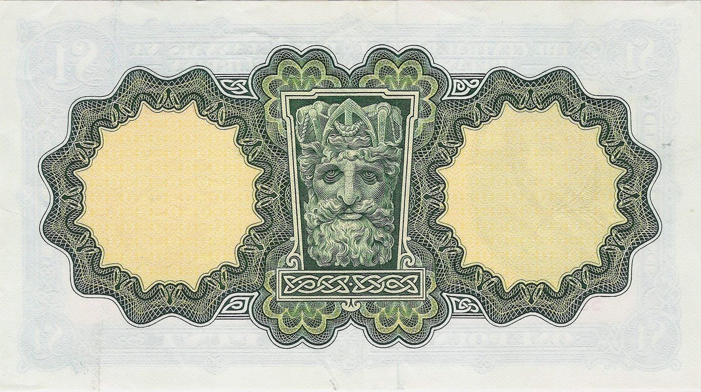 Reverse of 1 Pound (1 Punt) (1962–1976), Pick 64