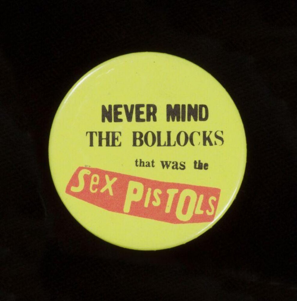 Badge — Jamie Reid archive, Reid, Jamie, London, 1979