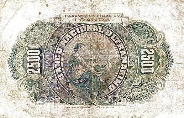 Reverse of 2500 Réis (1909), Pick 30
