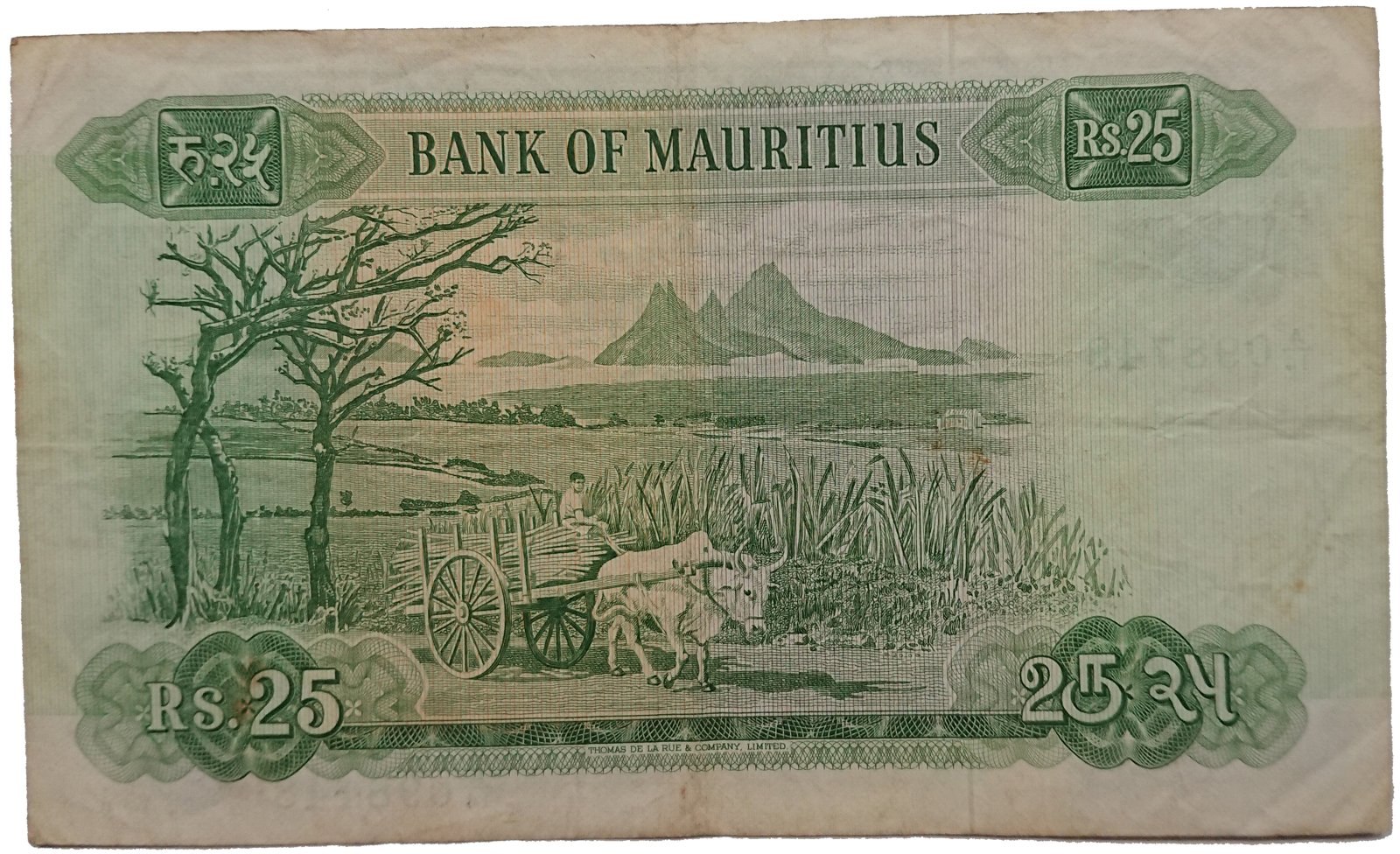 Reverse of 25 Rupees (1967–1978), Pick 32