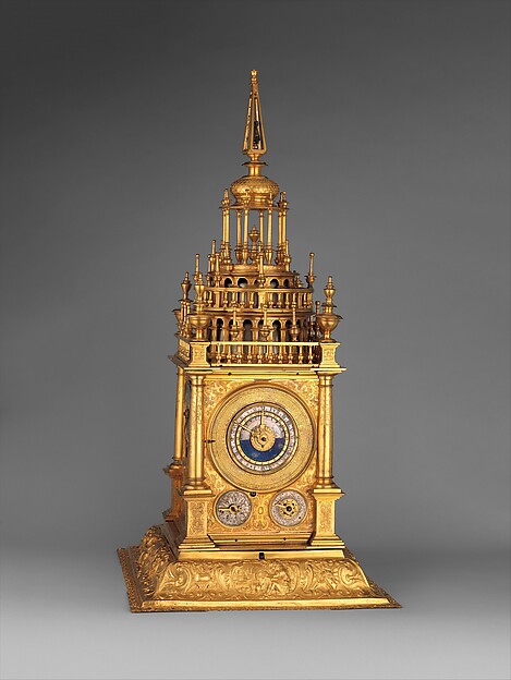 Astronomical table clock, second quarter 17th century