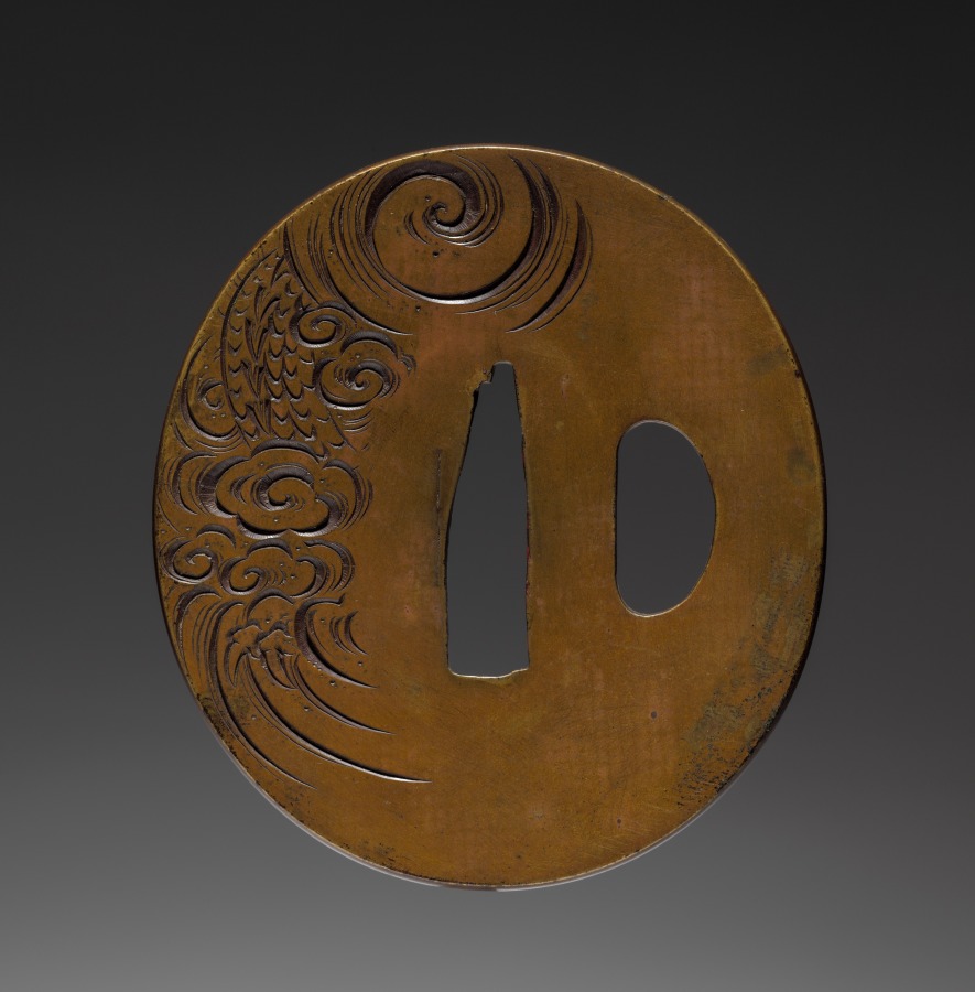 Additional museum view 2 of Sword Guard (accession 1919.425).