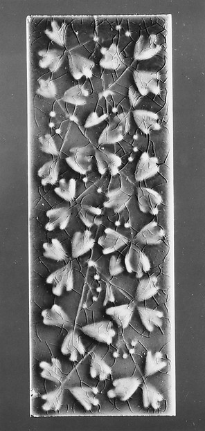 Border Tile, J. and J. G. Low Art Tile Works, ca. 1885