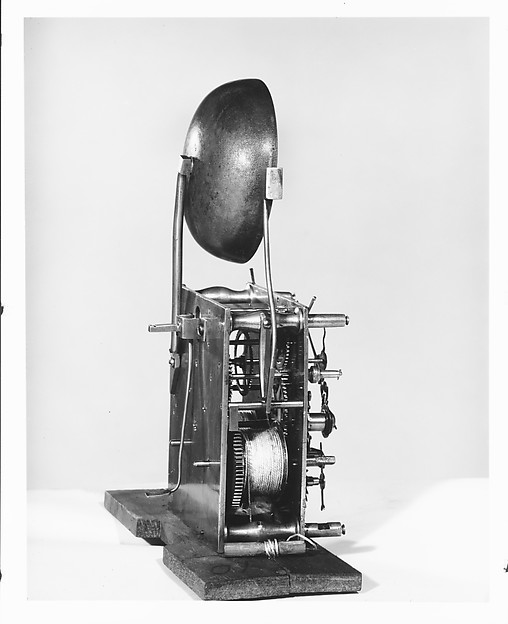 Additional museum view 3 of Miniature Tall Clock (accession 30.120.49).