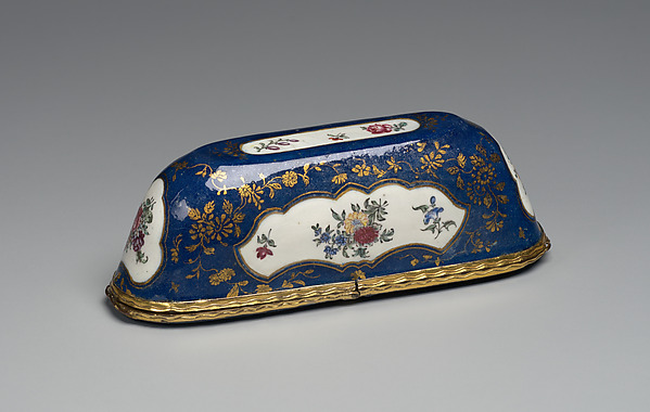 Double lidded snuffbox, 1750s