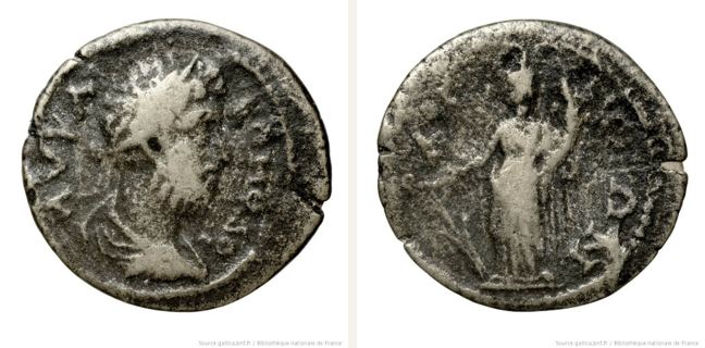 Assos, Commodus, bronze coin — Tyche standing left (CN type 18935)
