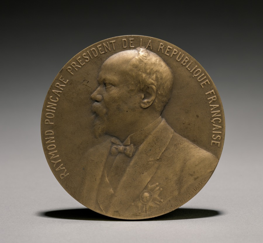 Poincarè Medal (obverse), 1900s (Cleveland Museum of Art 1923.435.a)