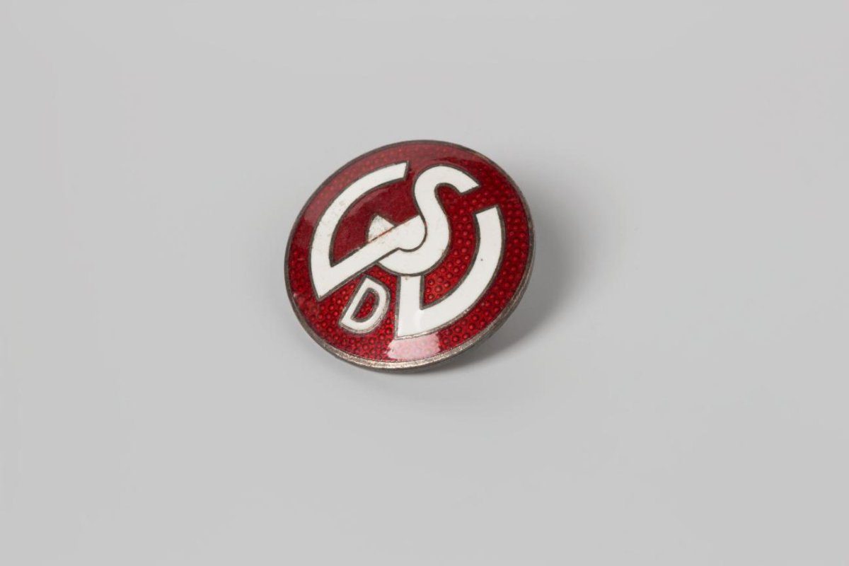 Button of enamel on copper 'Simon de Witt'