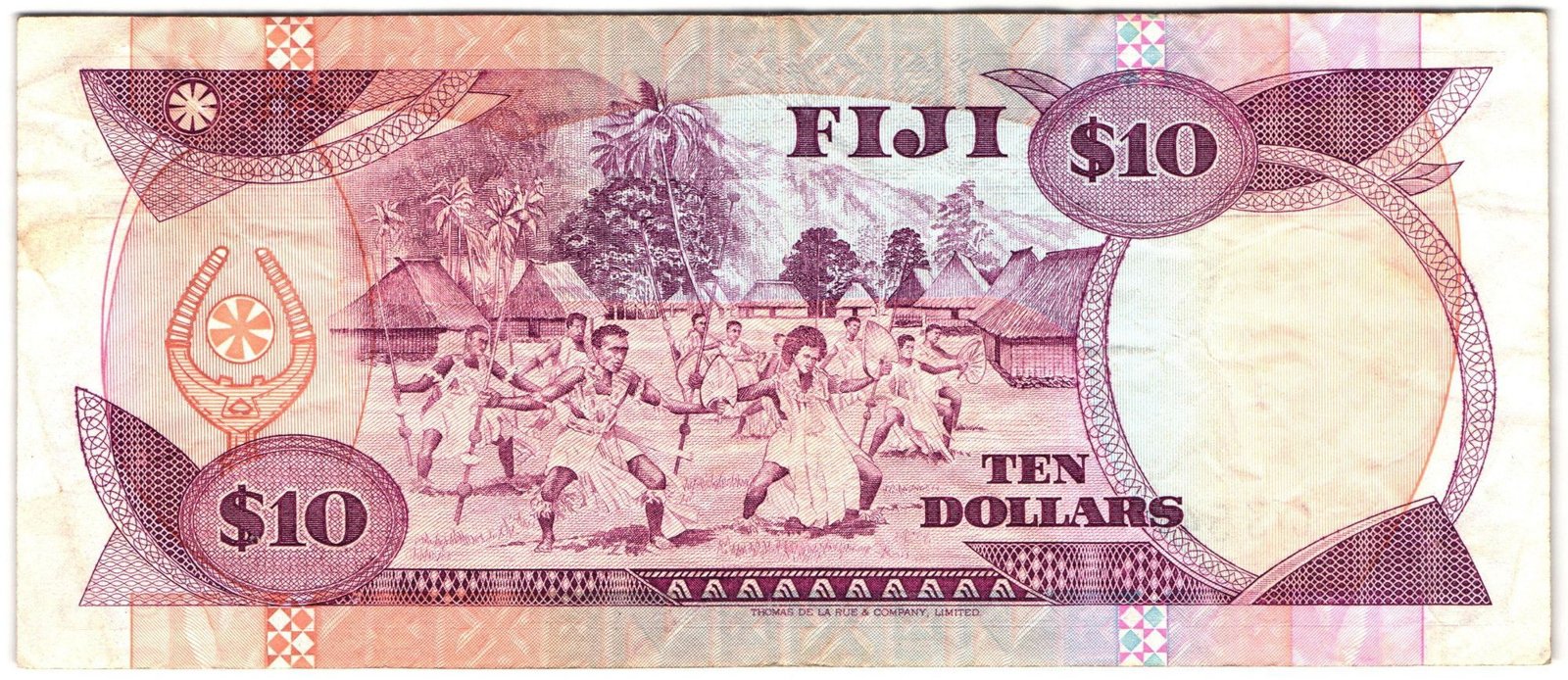 Reverse of 10 Dollars (1989), Pick 92