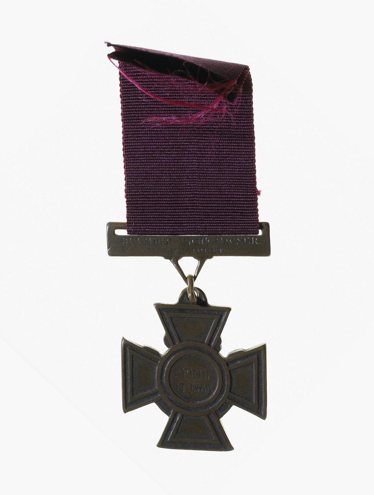 Medal, Victoria Cross, Great Britain, 1868 — museum object NU 42203