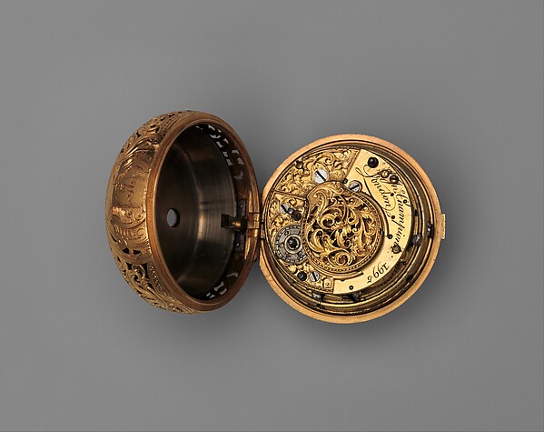 Additional museum view 3 of Pair-case quarter-repeating watch (accession 17.190.1440a, b).