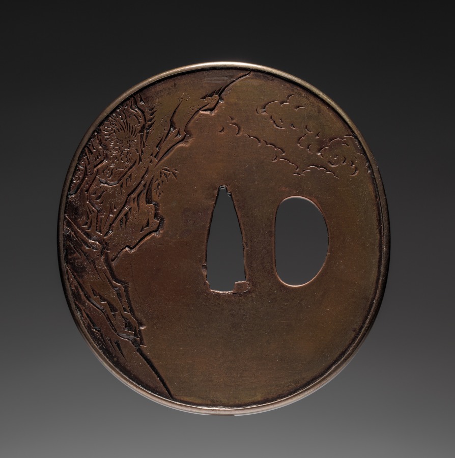 Additional museum view 2 of Sword Guard (accession 1919.348).
