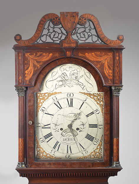Additional museum view 2 of Longcase clock (accession 12.138.2).