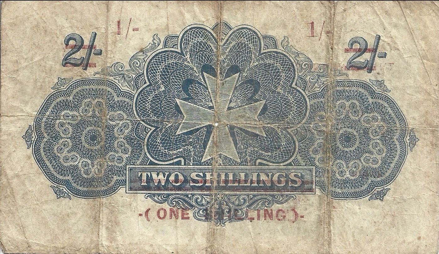 Reverse of 1 Shilling (1942–1943), Pick 15