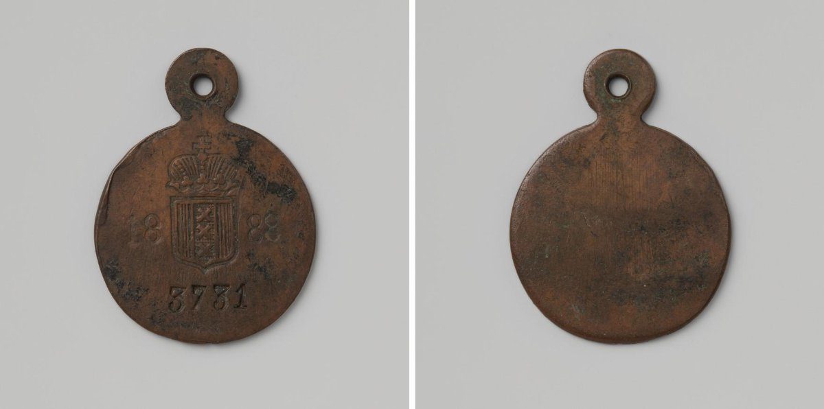 City of Amsterdam, lead token with no. 3731