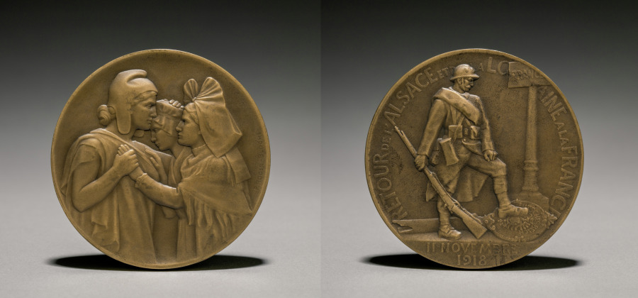 Medal (obverse), 1900s (Cleveland Museum of Art 1923.430)