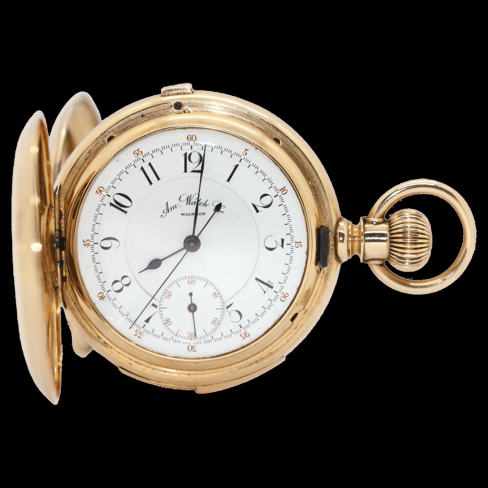 14K Gold  American Watch Co. Waltham, Chronograph Repeater - 1895