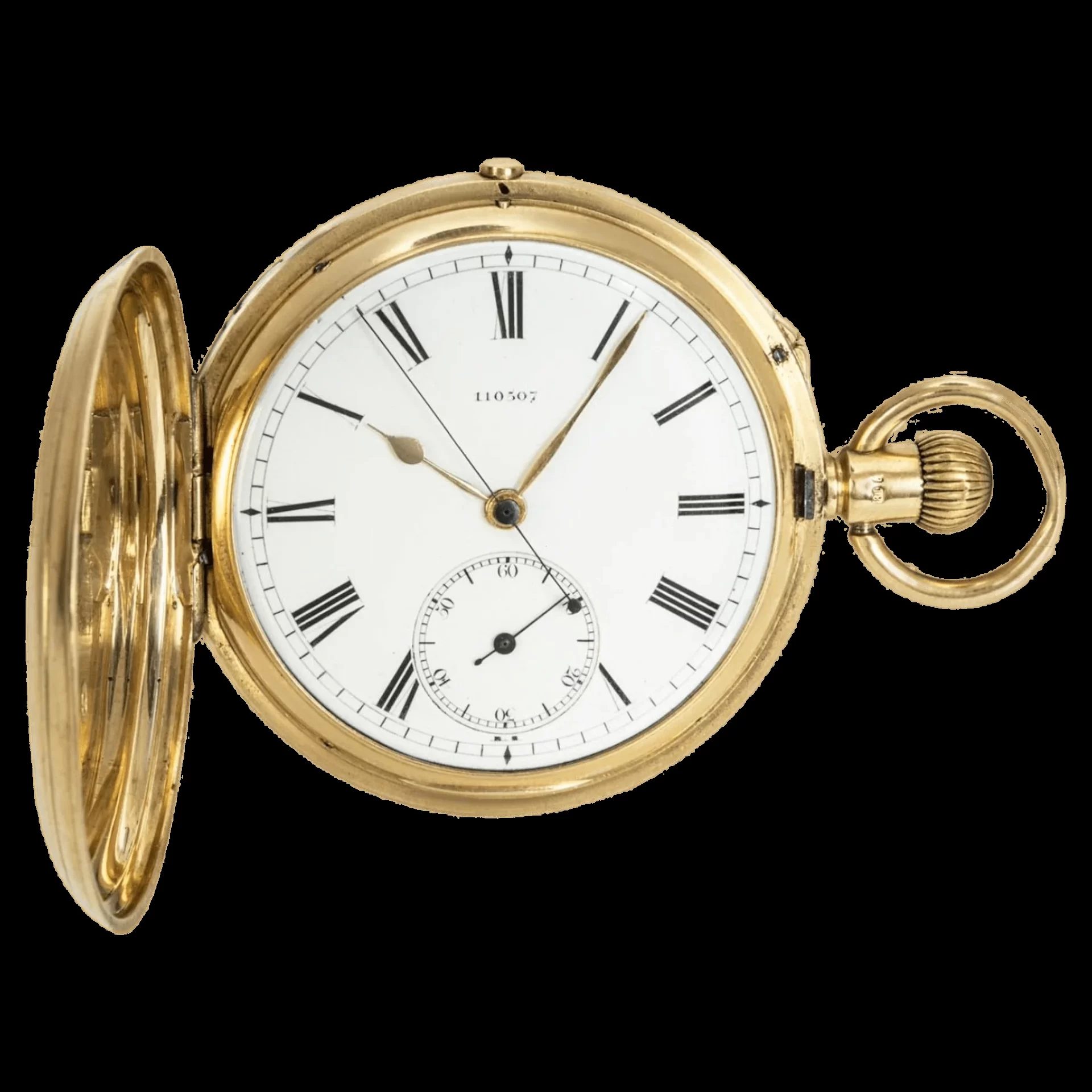 18CT Gold Independent Second Pocket Watch - 1884