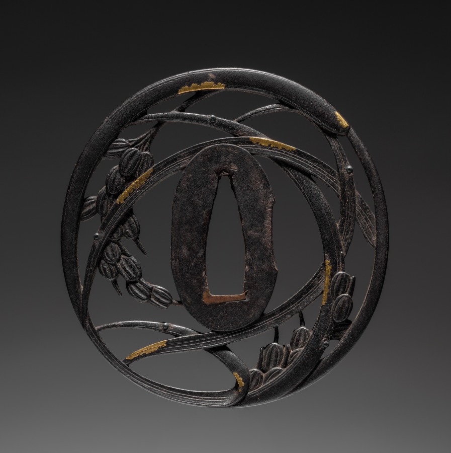 Additional museum view 2 of Sword Guard (accession 1919.369).