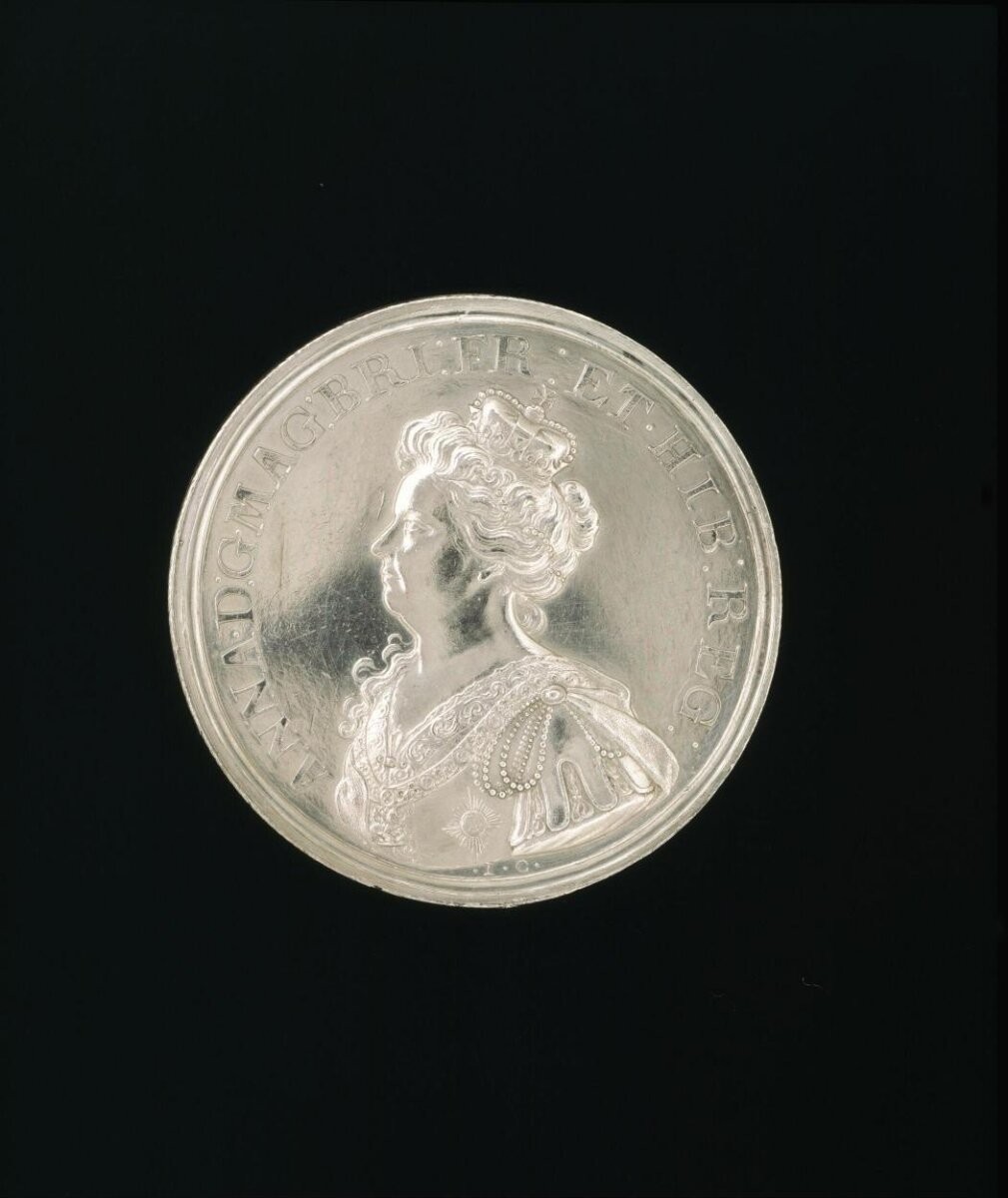 Medal, silver, struck in commemoration of the battle of Malquet