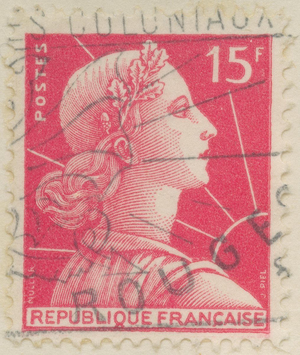 French Marianne definitive stamps
