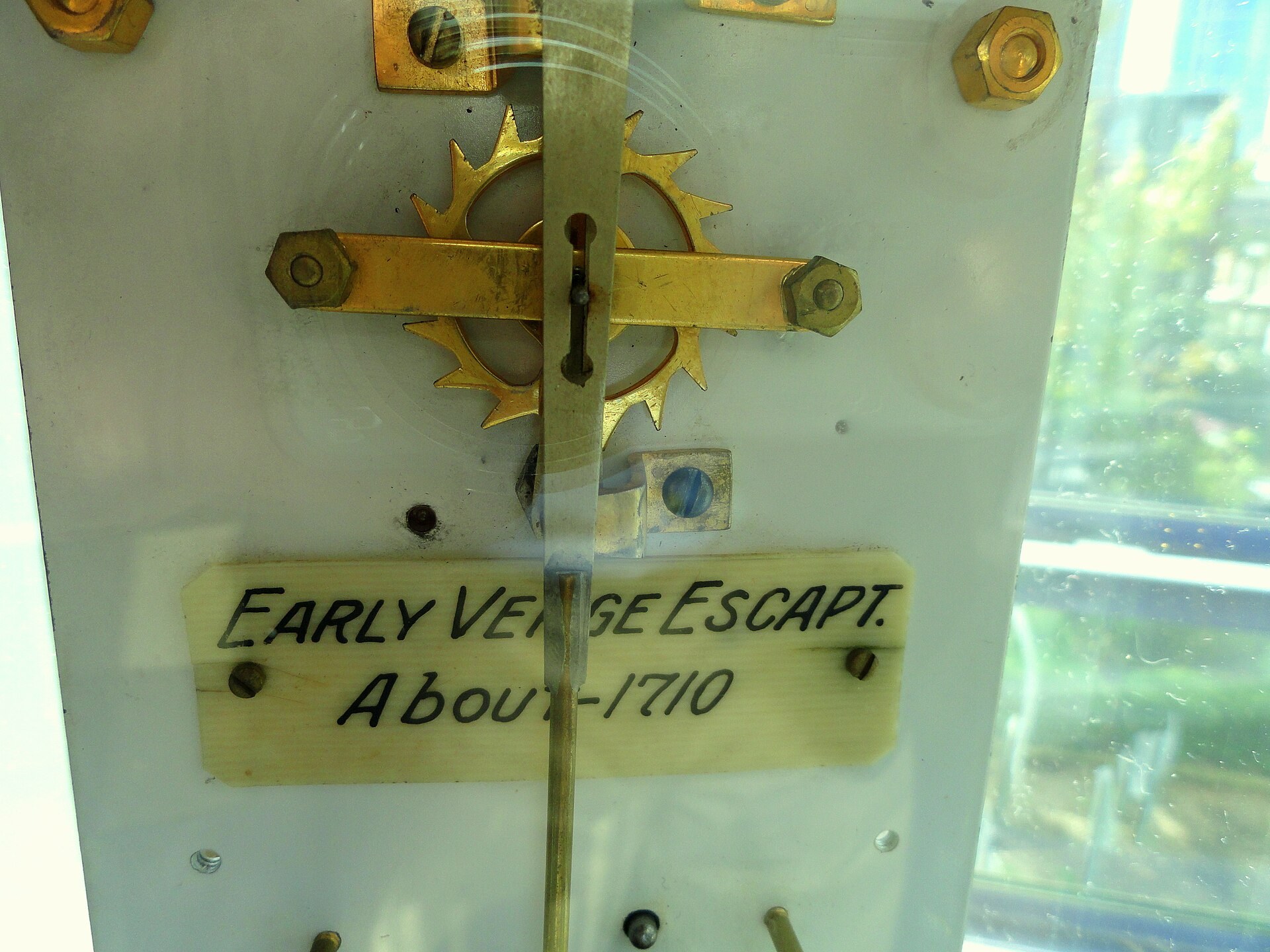 Verge Escapement